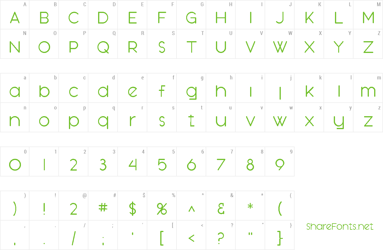 Font SF Orson Casual Light preview